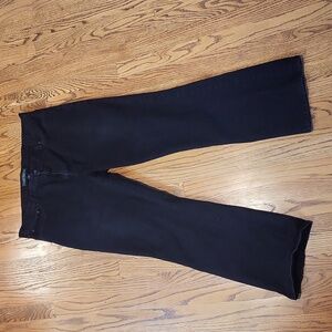 Ralph Lauren Womens size 16 CLASSIC BOOTCUT black jeans like new waist about 36"